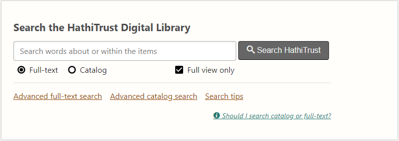 HathiTrust Digital Library