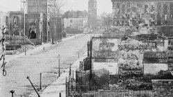 Meeting Street, Looking South Toward the Circular Church, the Mills House, and St. Michael's Church